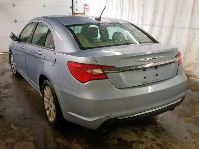 1C3CCBCG7EN120112 - 2014 CHRYSLER 200 LIMITE BLUE photo 3