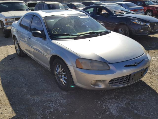 1C3AL56U41N633032 - 2001 CHRYSLER SEBRING LX SILVER photo 1