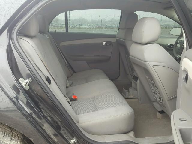 1G1ZH57B98F175613 - 2008 CHEVROLET MALIBU 1LT BLACK photo 6