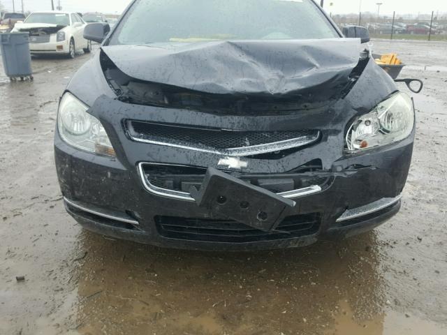 1G1ZH57B98F175613 - 2008 CHEVROLET MALIBU 1LT BLACK photo 9
