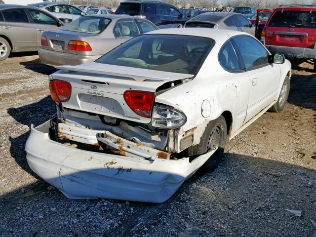 1G3NL12EX2C126332 - 2002 OLDSMOBILE ALERO GL WHITE photo 4