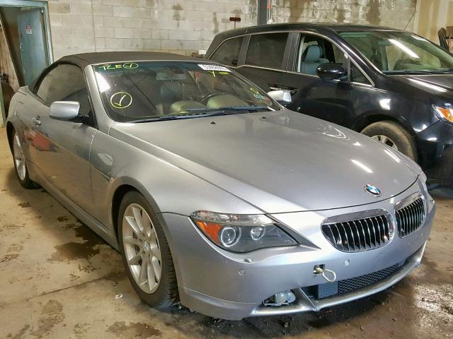 WBAEK73495B328856 - 2005 BMW 645 CI AUT GRAY photo 1