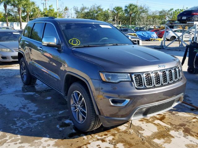 1C4RJEBG5HC765842 - 2017 JEEP GRAND CHER GRAY photo 1