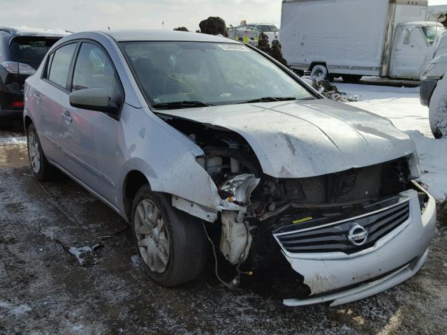 3N1AB6AP9CL738306 - 2012 NISSAN SENTRA 2.0 GRAY photo 1