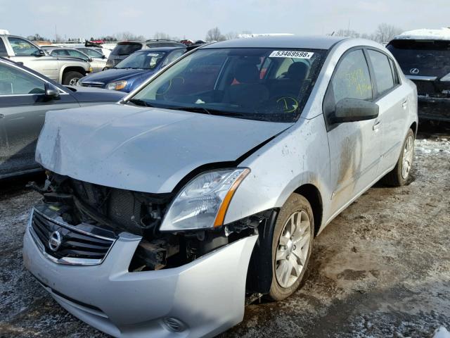 3N1AB6AP9CL738306 - 2012 NISSAN SENTRA 2.0 GRAY photo 2