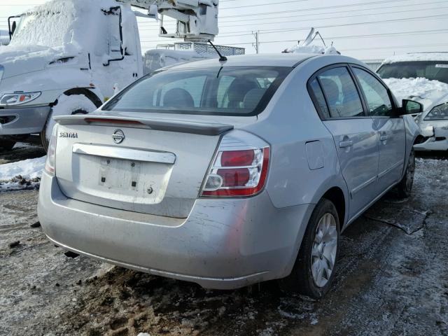 3N1AB6AP9CL738306 - 2012 NISSAN SENTRA 2.0 GRAY photo 4