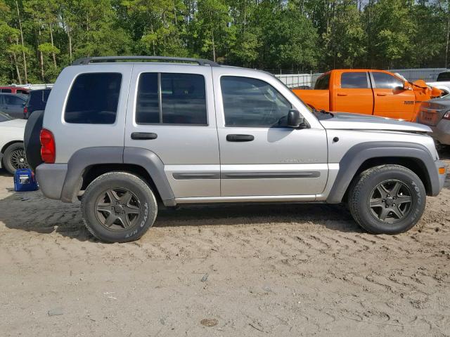 1J4GK48K53W735400 - 2003 JEEP LIBERTY SP GRAY photo 9