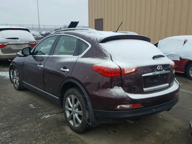 JN1AJ0HR4CM451548 - 2012 INFINITI EX35 BASE BURGUNDY photo 3