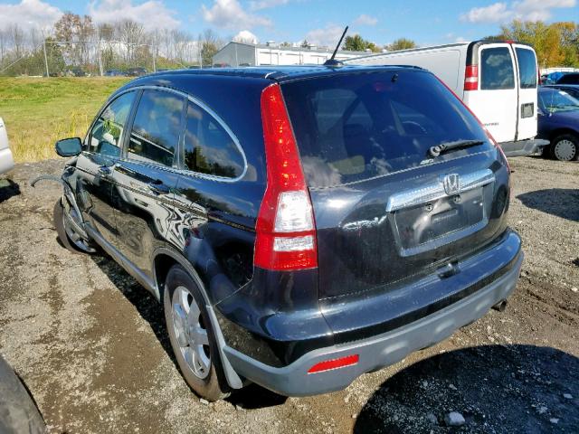 JHLRE487X7C100751 - 2007 HONDA CR-V EXL BLACK photo 3