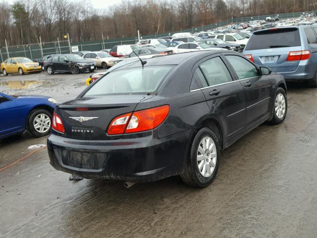 1C3LC46K18N223168 - 2008 CHRYSLER SEBRING LX BLACK photo 4