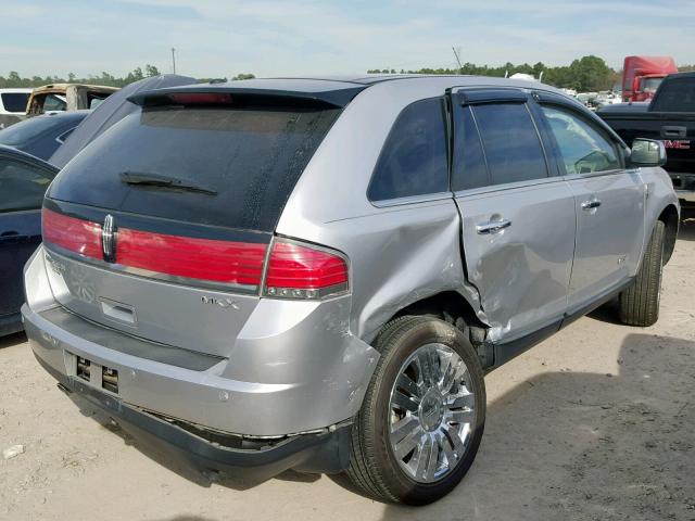 2LMDJ6JC4ABJ24475 - 2010 LINCOLN MKX SILVER photo 4