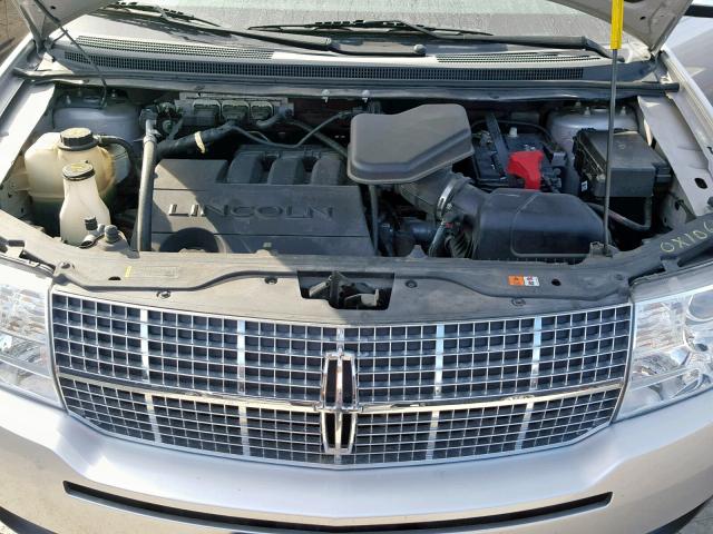 2LMDJ6JC4ABJ24475 - 2010 LINCOLN MKX SILVER photo 7