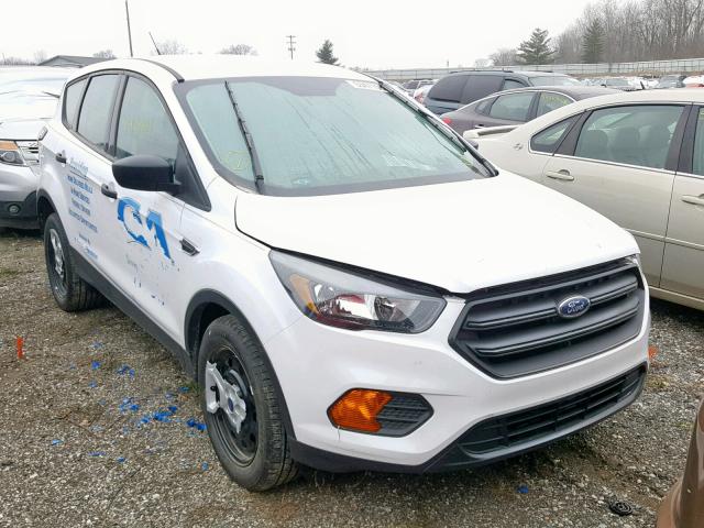 1FMCU0F71JUA30104 - 2018 FORD ESCAPE S WHITE photo 1