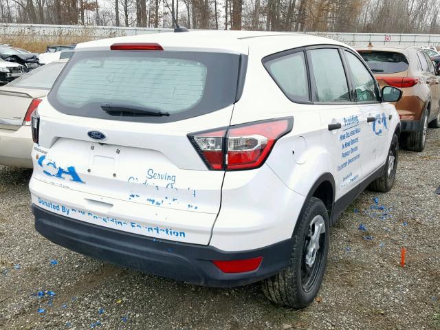 1FMCU0F71JUA30104 - 2018 FORD ESCAPE S WHITE photo 4