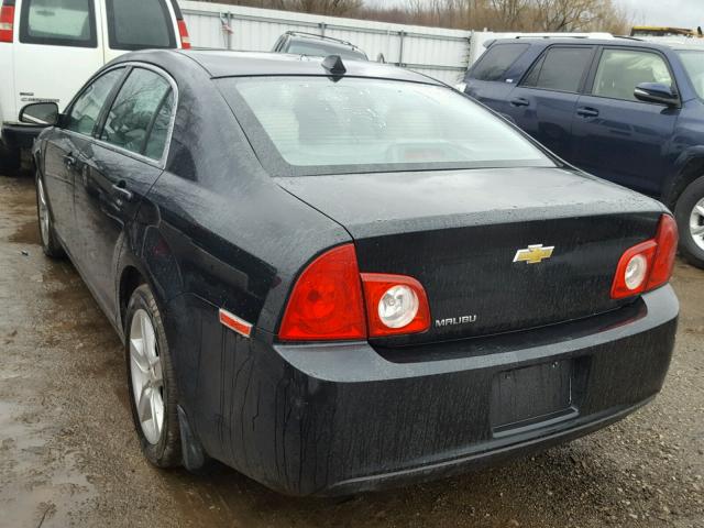 1G1ZB5E08CF172357 - 2012 CHEVROLET MALIBU LS 黑色 照片 3