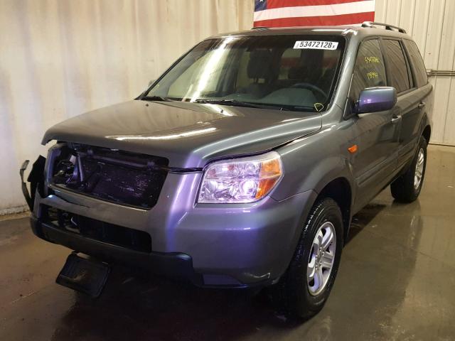 5FNYF18298B057050 - 2008 HONDA PILOT VP GRAY photo 2