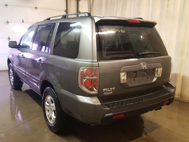 5FNYF18298B057050 - 2008 HONDA PILOT VP GRAY photo 3