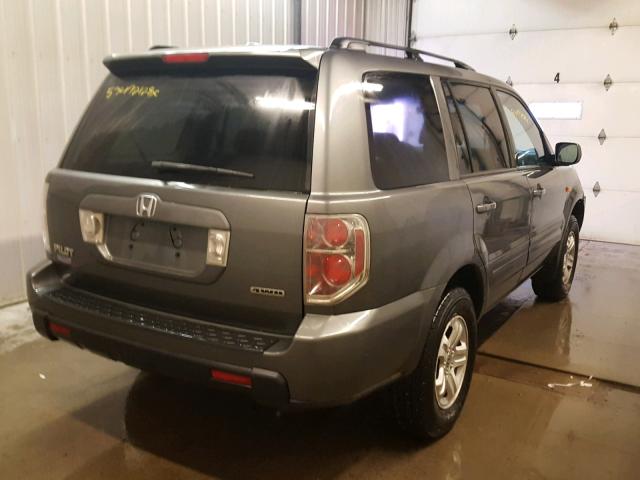 5FNYF18298B057050 - 2008 HONDA PILOT VP GRAY photo 4