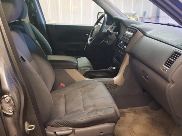 5FNYF18298B057050 - 2008 HONDA PILOT VP GRAY photo 5