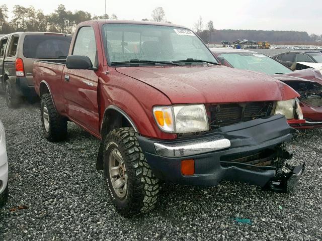 4TAPM62N5XZ485624 - 1999 TOYOTA TACOMA RED photo 1