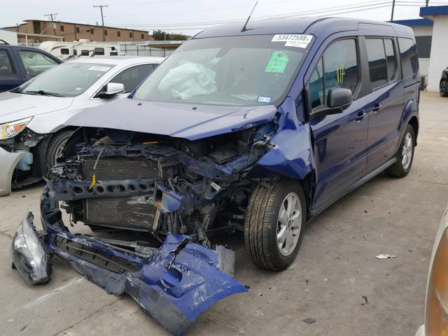 NM0GE9F75F1199698 - 2015 FORD TRANSIT CO BLUE photo 2