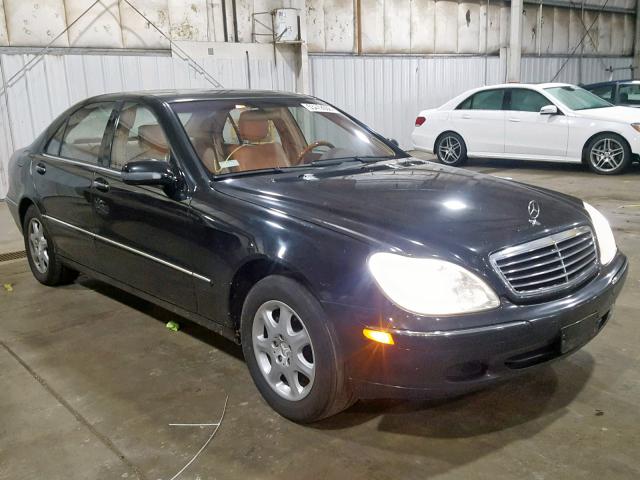 WDBNG70J81A178686 - 2001 MERCEDES-BENZ S 430 BLACK photo 1