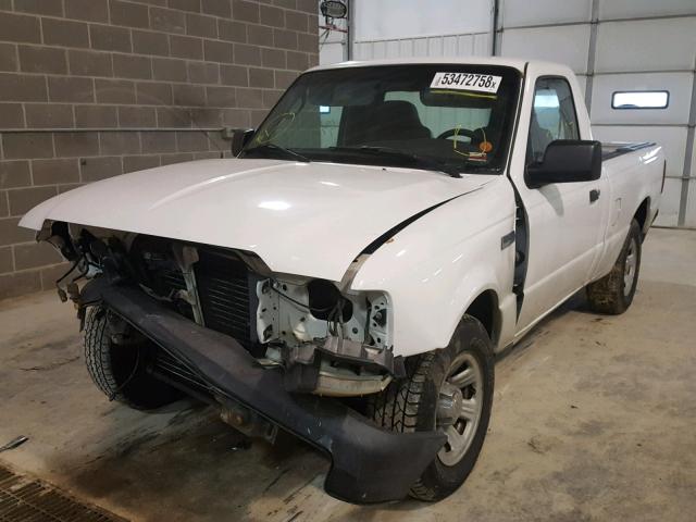 1FTYR10D37PA03297 - 2007 FORD RANGER WHITE photo 2