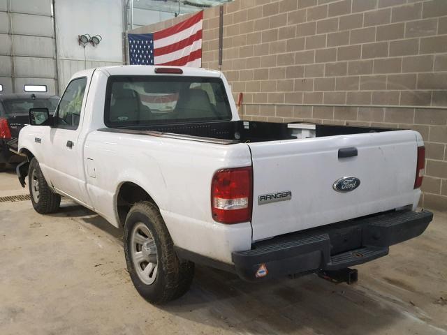 1FTYR10D37PA03297 - 2007 FORD RANGER WHITE photo 3