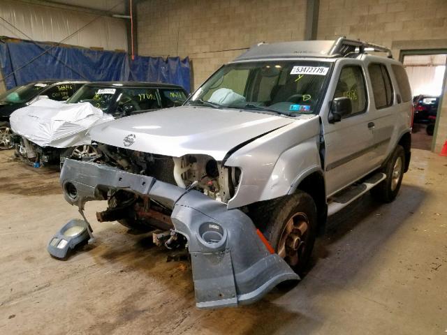 5N1ED28Y42C598087 - 2002 NISSAN XTERRA XE SILVER photo 2