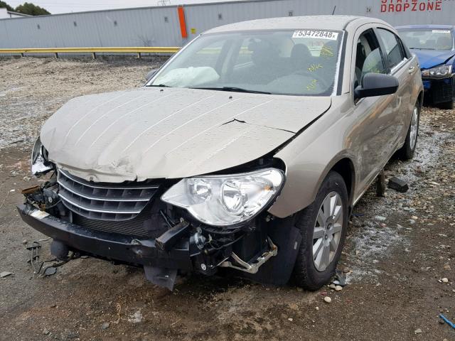 1C3LC46K68N145261 - 2008 CHRYSLER SEBRING LX BEIGE photo 2