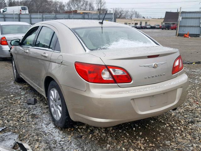 1C3LC46K68N145261 - 2008 CHRYSLER SEBRING LX BEIGE photo 3