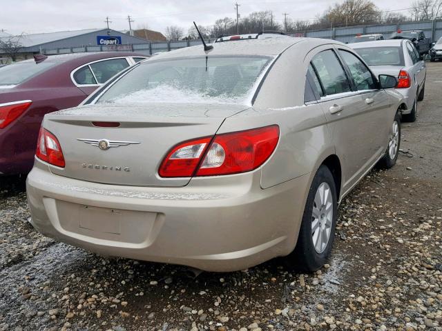 1C3LC46K68N145261 - 2008 CHRYSLER SEBRING LX BEIGE photo 4