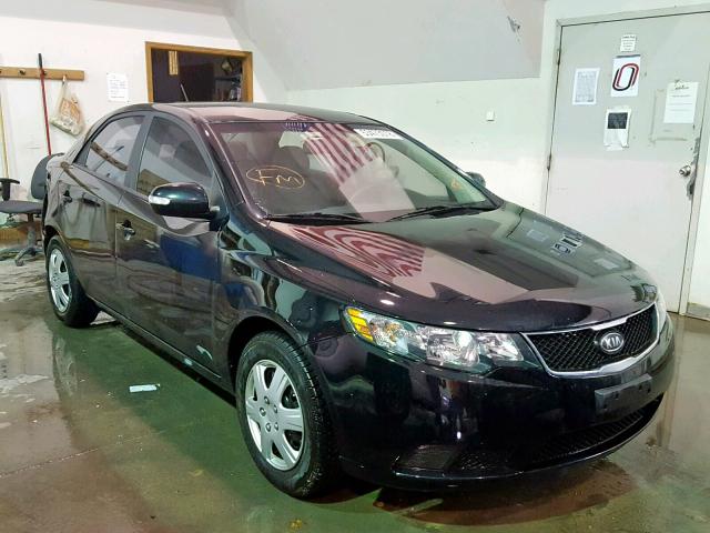 KNAFU4A22A5830812 - 2010 KIA FORTE EX BLACK photo 1