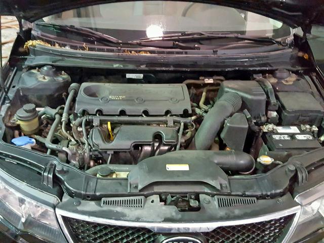 KNAFU4A22A5830812 - 2010 KIA FORTE EX BLACK photo 7