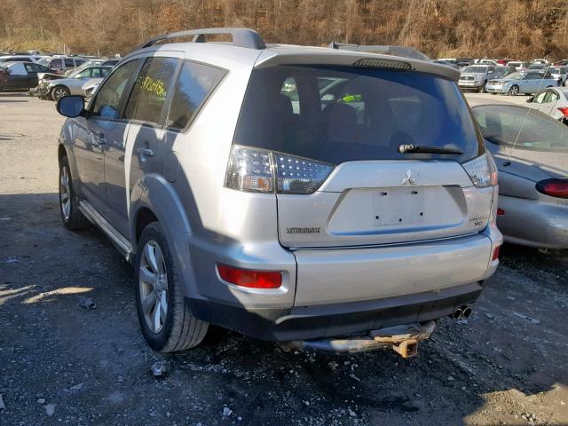 JA4JT4AX6AZ010683 - 2010 MITSUBISHI OUTLANDER SILVER photo 3