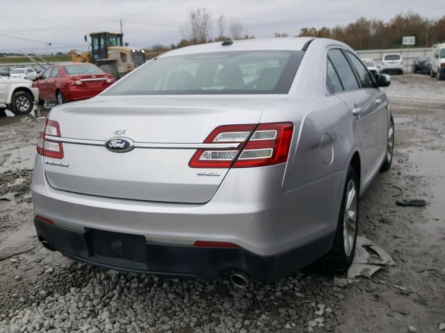 1FAHP2E87DG210039 - 2013 FORD TAURUS SEL SILVER photo 4