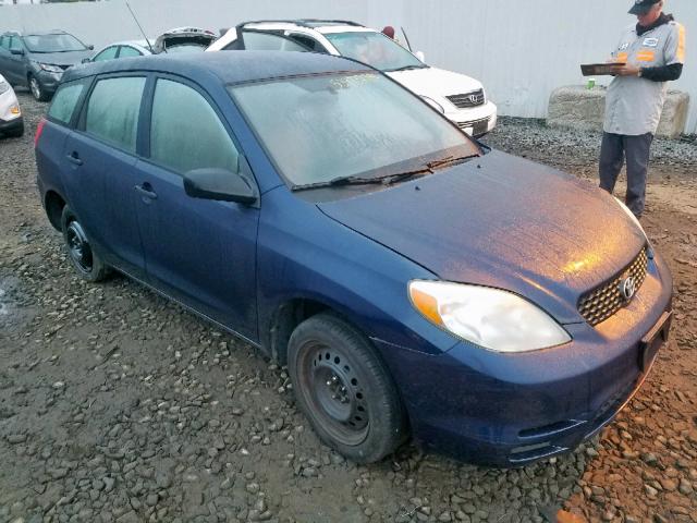 2T1KR32E23C061109 - 2003 TOYOTA MATRIX BLUE photo 1