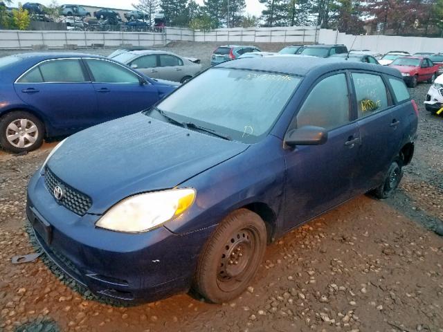 2T1KR32E23C061109 - 2003 TOYOTA MATRIX BLUE photo 2