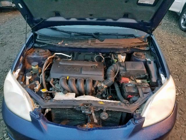 2T1KR32E23C061109 - 2003 TOYOTA MATRIX BLUE photo 7