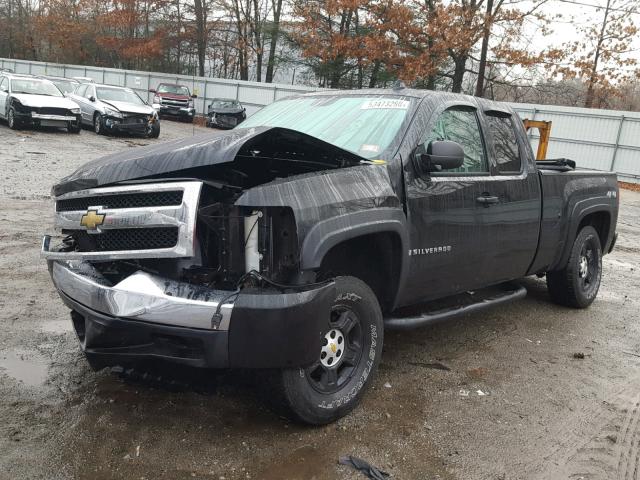 2GCEK19C581326461 - 2008 CHEVROLET SILVERADO BLACK photo 2