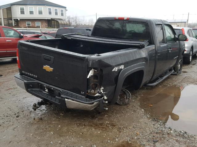 2GCEK19C581326461 - 2008 CHEVROLET SILVERADO BLACK photo 4