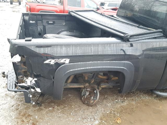 2GCEK19C581326461 - 2008 CHEVROLET SILVERADO BLACK photo 9