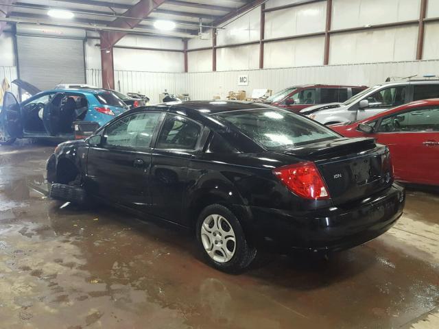 1G8AN12F94Z222657 - 2004 SATURN ION LEVEL BLACK photo 3