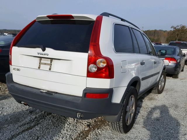 YV4CN592261298695 - 2006 VOLVO XC90 WHITE photo 4