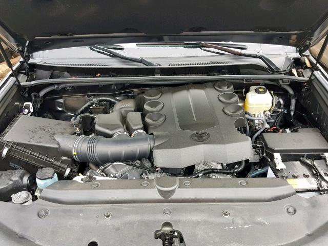 JTEBU5JR9J5543841 - 2018 TOYOTA 4RUNNER SR GRAY photo 7