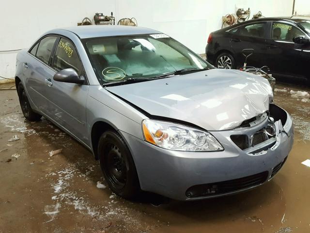 1G2ZF58BX74140203 - 2007 PONTIAC G6 VALUE L GRAY photo 1