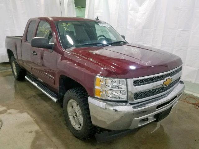 1GCRKSE70DZ371972 - 2013 CHEVROLET SILVERADO BURGUNDY photo 1