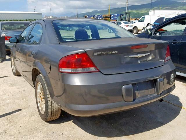 1C3EL46X55N542931 - 2005 CHRYSLER SEBRING CHARCOAL photo 3