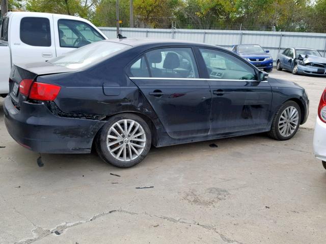 3VWLL7AJ3EM392266 - 2014 VOLKSWAGEN JETTA TDI BLACK photo 9