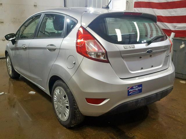 3FADP4TJ7EM168186 - 2014 FORD FIESTA S SILVER photo 3